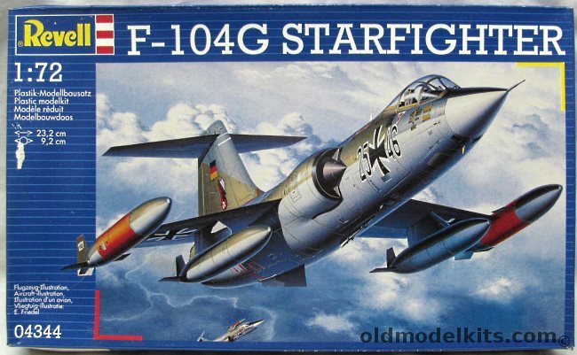 Revell 1/72 F-104G Starfighter - Luftwaffe Jabo G32 Lechfeld / Jabo G36 Rheine / JG74 Molders Neuburg, 04344 plastic model kit